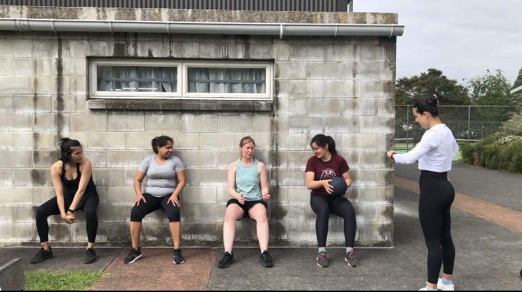 Just for Mums Bootcamp wallsits Just for Mums Bootcamp wallsits