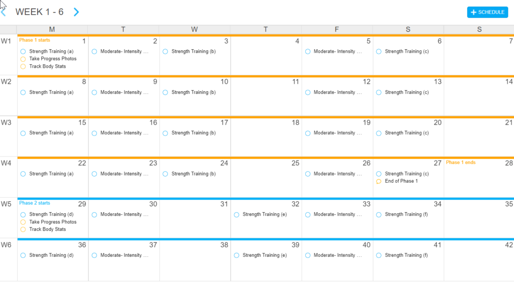 Strengthen (b) Trimester 2 calendar just for mums