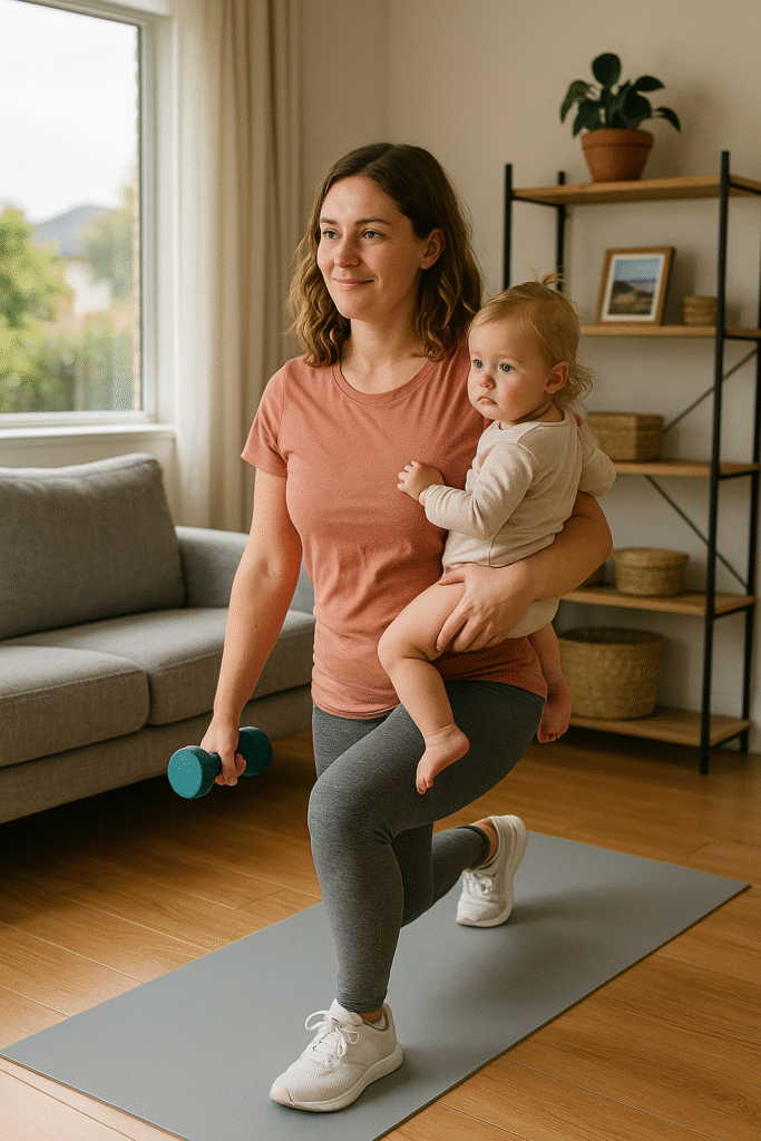 NZ mum home workout